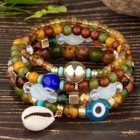 Bohemian Eye Resin Beaded Women's Bracelets main image 4