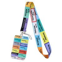 Foreign Trade Best-selling Doctor Mobile Phone Lanyard Card Cover School Card Student Id Card Meal Card Access Card Factory Card Work Permit Card Cover sku image 39