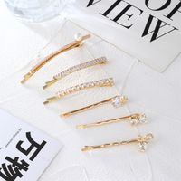 Ig Style Cute Sweet Bow Knot Copper Inlay Zircon Hair Clip main image 1