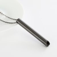 Casual Simple Style Whistle Stainless Steel Plating Unisex Pendant Necklace Long Necklace sku image 5