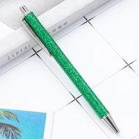 Retro Metal Pressing Gold Powder Ballpoint Pen sku image 33