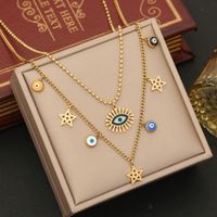 Wholesale Commute Heart Shape Stainless Steel Plating 18K Gold Plated Pendant Necklace sku image 3