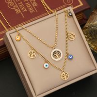 Wholesale Commute Heart Shape Stainless Steel Plating 18K Gold Plated Pendant Necklace sku image 5