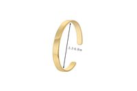 Casual Classic Style Commute Solid Color Copper Plating 18k Gold Plated Bangle main image 2