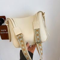 Women's All Seasons Pu Leather Solid Color Elegant Classic Style Square Zipper Shoulder Bag main image 3