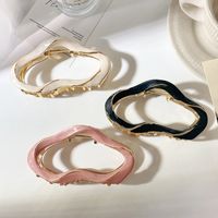 Women's Simple Style Solid Color Metal Hair Claws main image 3