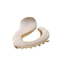 Women's Simple Style Heart Shape Alloy Plating Hair Claws main image 9