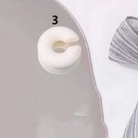 1 Piece Sweet C Shape Plating Arylic Ear Cuffs sku image 1