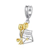 Casual Cute Invitations Wine Bottle Umbrella Sterling Silver Inlay Zircon Jewelry Accessories sku image 1