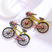 Elegant Classic Style Conch Eye Bicycle Alloy Inlay Rhinestones Women's Brooches main image 10