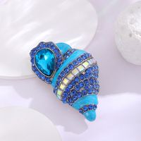 Elegant Classic Style Conch Eye Bicycle Alloy Inlay Rhinestones Women's Brooches main image 8