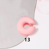 1 Piece Sweet C Shape Plating Arylic Ear Cuffs sku image 11