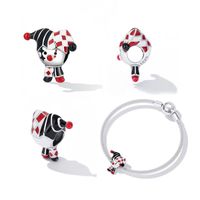Casual Clown Water Droplets Elephant Sterling Silver Inlay Zircon Jewelry Accessories main image 7