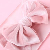 Simple Style Solid Color Bow Knot Cloth Hair Band main image 4