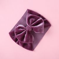 Simple Style Solid Color Bow Knot Cloth Hair Band sku image 10