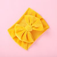 Simple Style Solid Color Bow Knot Cloth Hair Band sku image 3