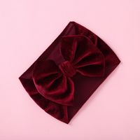 Simple Style Solid Color Bow Knot Cloth Hair Band sku image 11