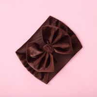 Simple Style Solid Color Bow Knot Cloth Hair Band sku image 12