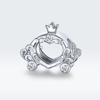 Casual Cute Pumpkin Crown Sterling Silver Inlay Zircon Jewelry Accessories main image 1