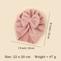 Simple Style Solid Color Bow Knot Cloth Hair Band main image 3