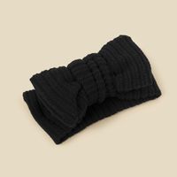 Einfacher Stil Einfarbig Bogenknoten Tuch Haarband sku image 1