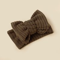Simple Style Solid Color Bow Knot Cloth Hair Band sku image 8