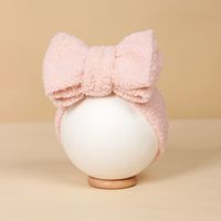 Simple Style Solid Color Bow Knot Yarn Hair Band sku image 2