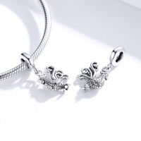 Casual Shiny Animal Sterling Silver Inlay Zircon Jewelry Accessories main image 6