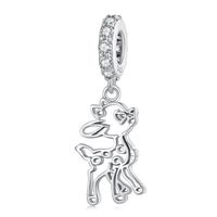 Casual Shiny Animal Sterling Silver Inlay Zircon Jewelry Accessories sku image 2