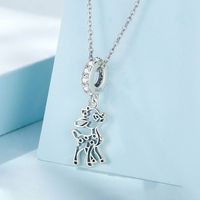Casual Shiny Animal Sterling Silver Inlay Zircon Jewelry Accessories main image 4