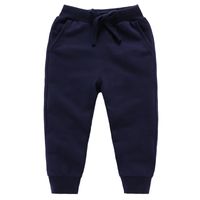 Casual Sports Solid Color Cotton Spandex Boys Pants main image 3