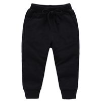 Casual Sports Solid Color Cotton Spandex Boys Pants sku image 5