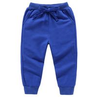 Casual Sports Solid Color Cotton Spandex Boys Pants main image 2