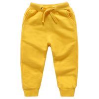 Casual Sports Solid Color Cotton Spandex Boys Pants main image 4