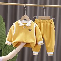 Casual Cartoon Cotton Boys Clothing Sets sku image 13