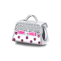 Casual Cute Bag Sterling Silver Inlay Zircon Jewelry Accessories sku image 1