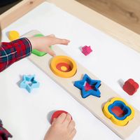 Learning Toys Toddler(3-6years) Star Flower Wood Toys main image 3