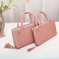 Women's Small Pu Leather Solid Color Elegant Square Zipper Shoulder Bag Handbag Crossbody Bag main image 5
