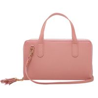 Women's Small Pu Leather Solid Color Elegant Square Zipper Shoulder Bag Handbag Crossbody Bag main image 2