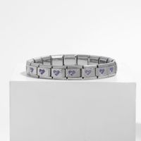 Simple Style Heart Shape Stainless Steel Handmade Bracelets main image 3