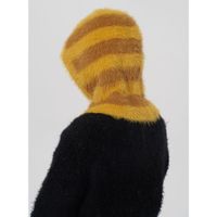 Women's Casual Stripe Eaveless Wool Cap sku image 3