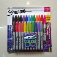 1 Set Color Block Class Pvc Simple Style Marker Pen sku image 3