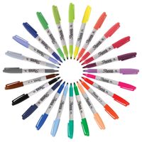 1 Set Color Block Class Pvc Simple Style Marker Pen main image 6