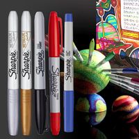1 Set Color Block Class Pvc Simple Style Marker Pen main image 1