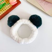 Cute Geometric Flannel Pom Poms Hair Band sku image 9