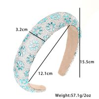 Simple Style Color Block Cloth Handmade Flowers Hair Band main image 2