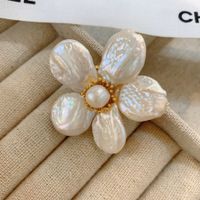 Retro Süss Blume Gemischte Materialien Perle Überzug Frau Korsage main image 4