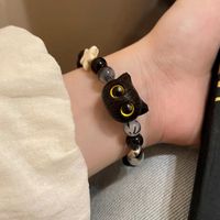Süß Einfacher Stil Katze Kupfer Perlen Armbänder sku image 1