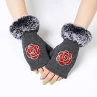 Women's Elegant Streetwear Heart Shape Flower Bow Knot Gloves 1 Piece sku image 16