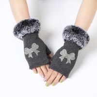 Women's Elegant Streetwear Heart Shape Flower Bow Knot Gloves 1 Piece sku image 12